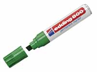 Edding 800 green ink large permanent chisel tip