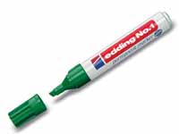 Edding No. 1 permanent green chisel tip marker