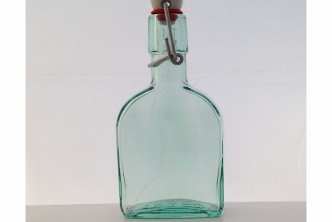 Eddingtons 6 Padova Flat Flask Bottles for Sloe Gin, Damson Vodka amp; Cordials, 200ml