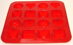 Eddingtons Chocolate/Ice Mould - Classic (Red) (175 X 175 X