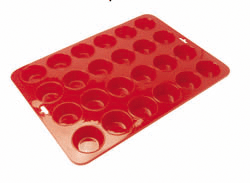 Eddingtons Silicone 24Cup Mini Muffin Pan (345 X 245 X 15Mm)