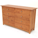 Eden Park cherry wood 8 draw chest furniture