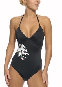 Placement underwired swimsuit
