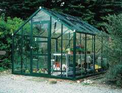 Eden Sherborne 9x12 Green Finish Greenhouse