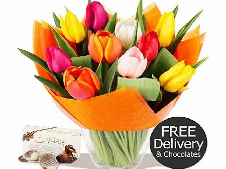 Eden4flowers.co.uk FREE DELIVERY Flowers amp; Bouquets - Tulips amp; Chocolates