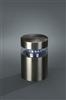 Edinburgh LED Pedestal Light: 202mm high x 103mm wide - Stainless Steel