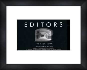 EDITORS The Back Room - Custom Framed Original Ad