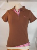 Checkers Polo, Chestnut, size M (12)