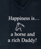 Edward Sinclair Happiness is a horse and a rich daddy skinni fit, navy, one size