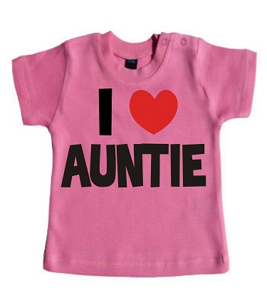 I LOVE AUNTIE T-SHIRT
