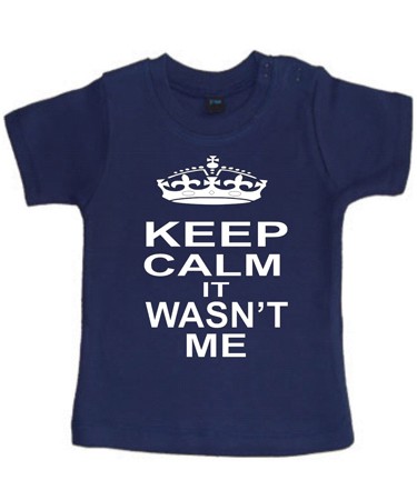 Edward Sinclair Keep calm it wasnt me T-shirt