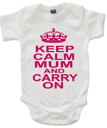 KEEP CALM MUM AND CARRY ON T-SHIRT
