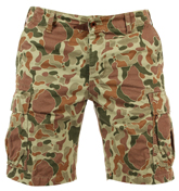 Edwin Field Bermuda Camoflague Stone Washed Shorts