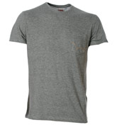 Edwin Grey T-Shirt with Pocket Detail