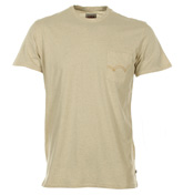 Light Beige Fleck Pocket T-Shirt