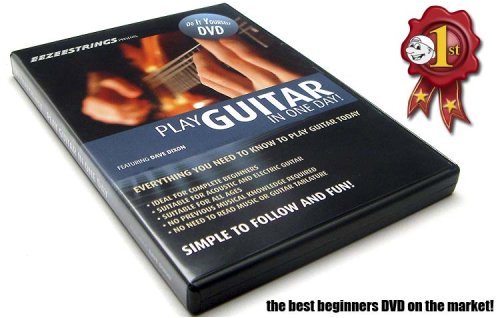 Eezeestrings Acoustic / Electric Guitar Tuition DVD: Play Guitar in 1 Day (Complete Beginners)