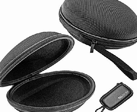 EFBBQ Headphone Case for Monster Dr Dre Beats Solo/Studio Headphone / Status Audio HD One Headphones / Jabra REVO Wireless Bluetooth Stereo Headphones   Portable Protective SUIFN Case for Headphones /