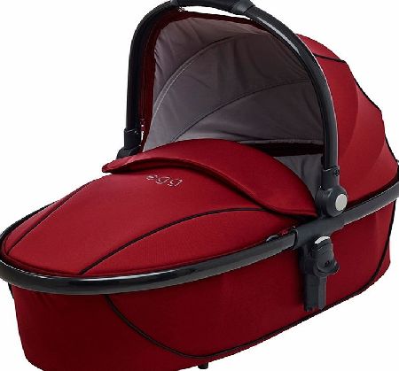 egg Carrycot Gunmetal/Berry Red