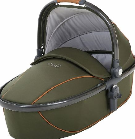 egg Carrycot Gunmetal/Forest Green