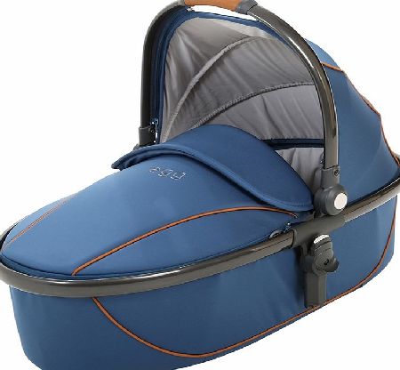 egg Carrycot Gunmetal/Petrol Blue