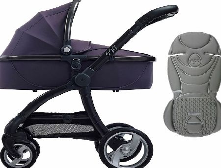 egg Pram Gunmetal/Storm Grey With Steel Grey