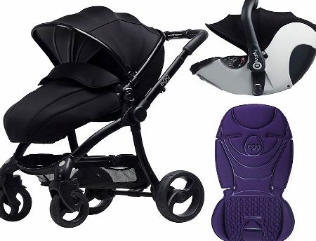 egg Travel System Black/Gotham Black With Deep