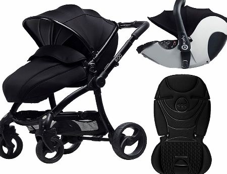 egg Travel System Black/Gotham Black With Jet