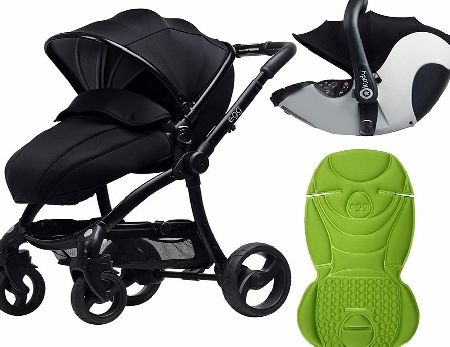 egg Travel System Black/Gotham Black With Key