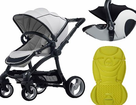 egg Travel System Gunmetal/Arctic White With