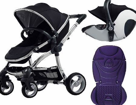 egg Travel System Mirror/Gotham Black With Deep