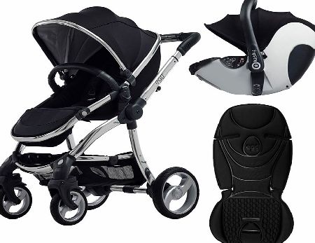 egg Travel System Mirror/Gotham Black With Jet