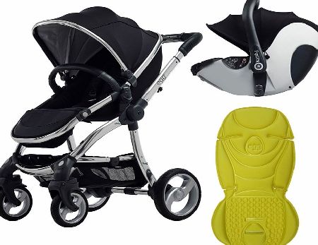 egg Travel System Mirror/Gotham Black With