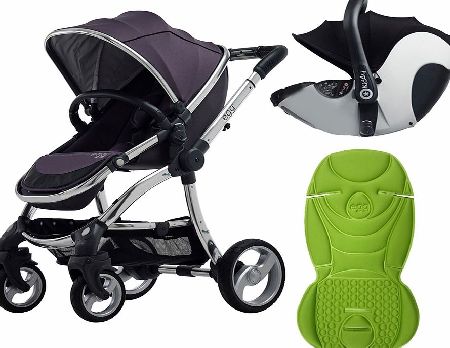 egg Travel System Mirror/Storm Grey With Key