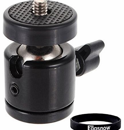Eggsnow 1/4`` 3/8`` Mini Camera Ballhead Ball Head Tripod Bracket Holder Mount for DSLR Camera