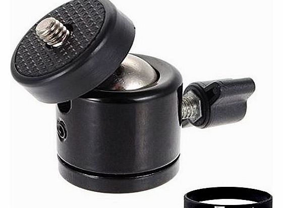 Eggsnow 1/4`` Mini Tripod Ball Head Bracket Holder Mount Ballhead for DSLR Camera