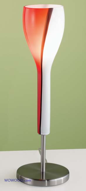 EGLO IO Red & White Table Lamp