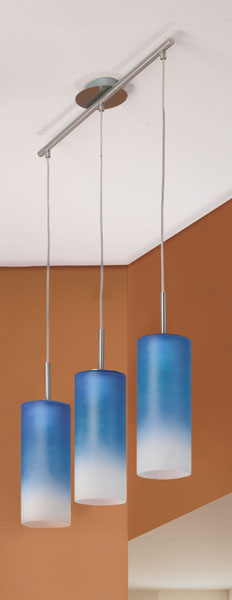 Troy Blue Ceiling Pendant