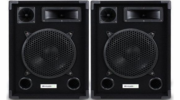 Ekho MAX10PAIR 10`` DJ PA Passive Speakers 800W