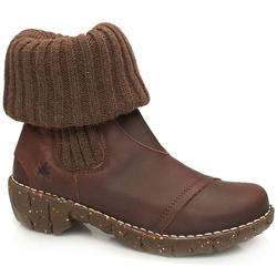 El Naturalista Female En Yggdrasil Sock Boot Leather Upper Casual in Brown