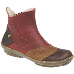 El Naturalista Female Ginkgo 421 Leather Upper Leather Lining Casual in Red Multi
