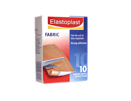 elastoplast fabric dressing lengths x10