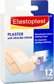 elastoplast Plaster With Healing Cream 12