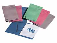 ELBA 30347 Ashley A4 pink flatbar files, BOX of 25