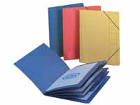 ELBA 34219 pressboard 9 part yellow organiser