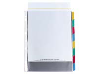 Elba A4 multipunched pocket with eight multi