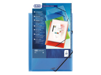 Elba Polyvision blue polypropylene file with