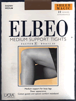 Elbeo Ltd Elbeo Medium Support Tights- Sherry- Medium