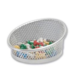 Eldon Mesh Paperclips Holder Metal Stackable