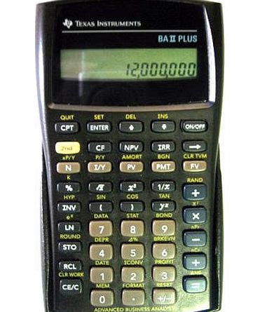 ELE4U Texas Instruments BA II Plus Financial Calculator Finance BAII BA-II Financd Calulator