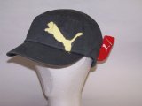 Puma Golf Clairmont Military Cap Dark Shadow/Lemon
